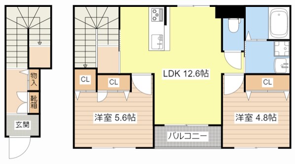 ベル　ディモーラの物件間取画像